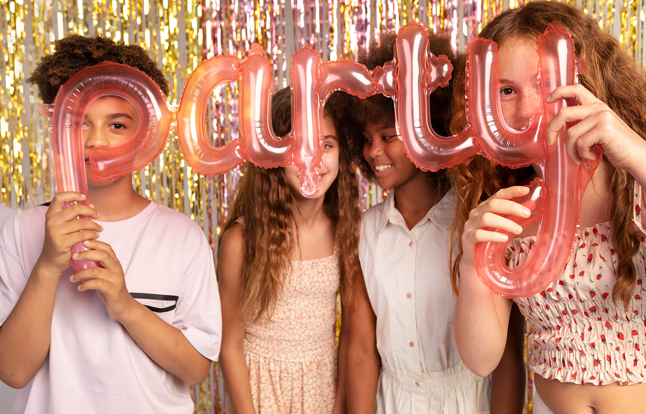Children enjoying a themed party celebration